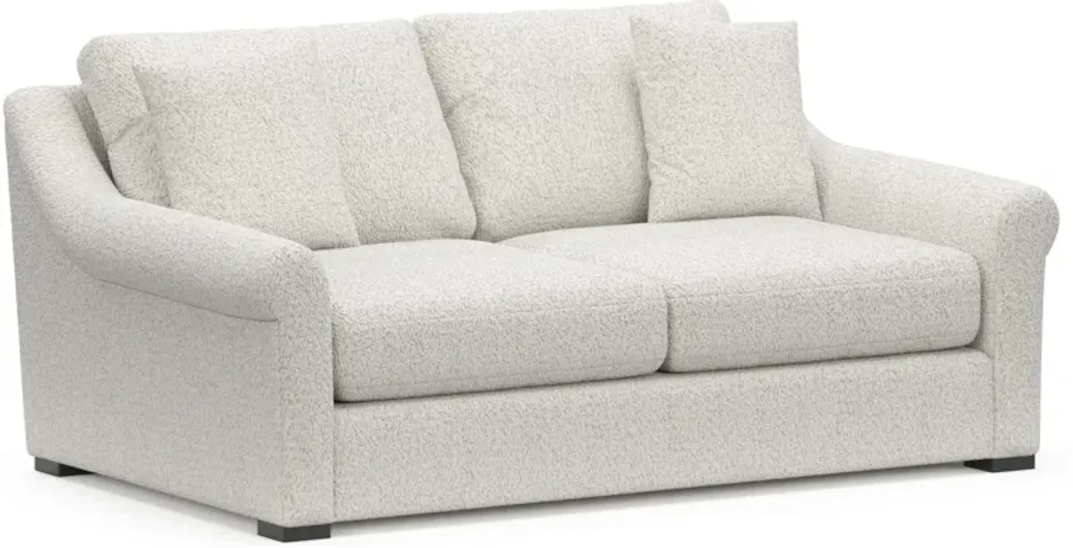 Bowery Foam Comfort 77'' Sleeper Sofa - River Rock Ivory