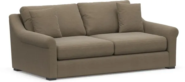 Bowery Foam Comfort 87'' Sleeper Sofa - Merrimac Brownstone