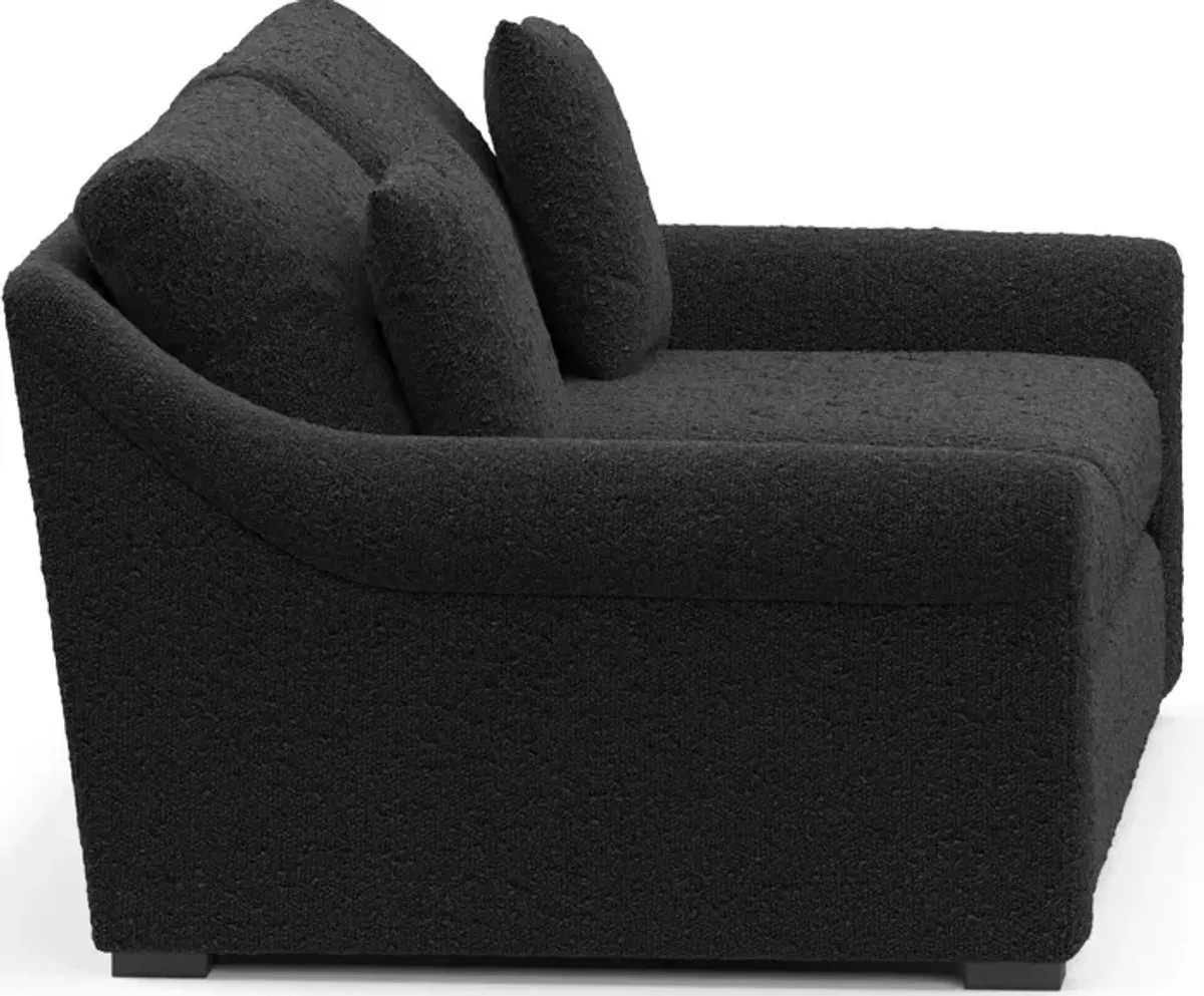 Bowery Foam Comfort 87'' Sleeper Sofa - Bloke Obsidian