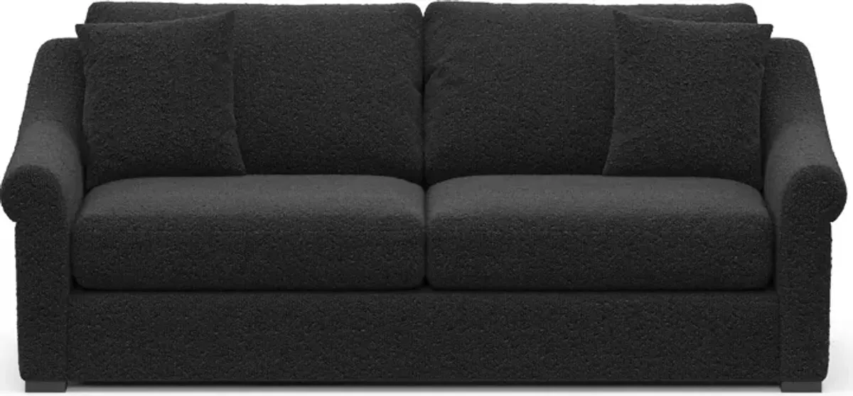 Bowery Foam Comfort 87'' Sleeper Sofa - Bloke Obsidian