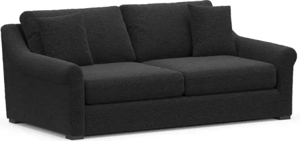 Bowery Foam Comfort 87'' Sleeper Sofa - Bloke Obsidian