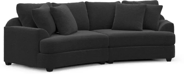 Skylar 2-Piece Sofa - Bloke Obsidian