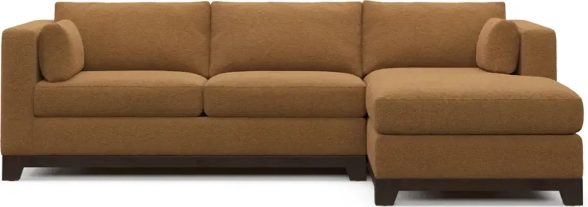 Brentwood Foam Comfort Sectional - Nora Camel