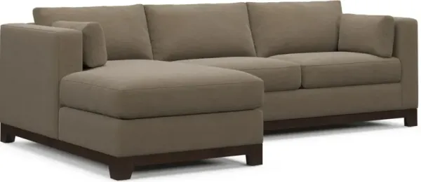 Brentwood Foam Comfort Sectional - Merrimac Brownstone