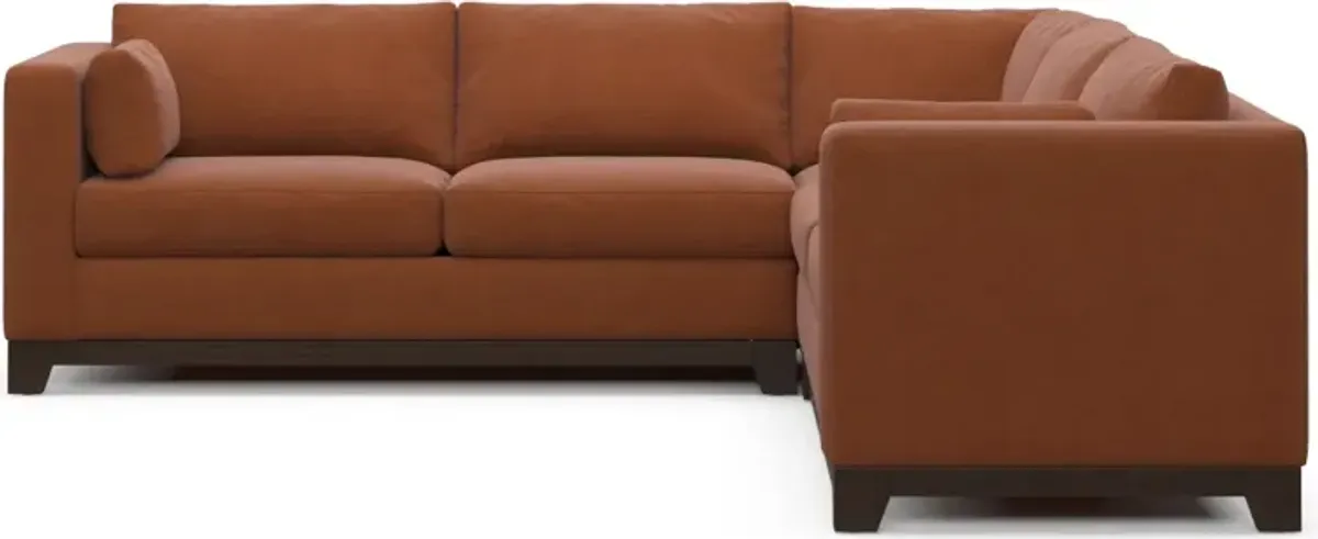 Brentwood Foam Comfort Sectional - Merrimac Brick