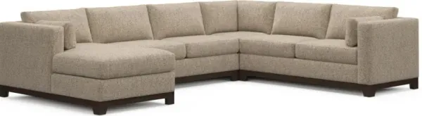 Brentwood Foam Comfort Sectional - Haley Sand