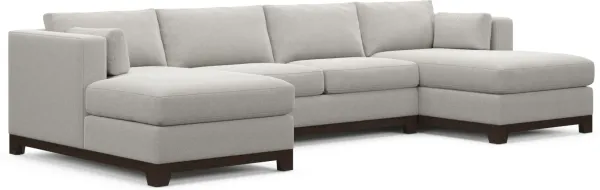 Brentwood Foam Comfort 3-Piece Sectional with Dual Chaise - Basker Dove