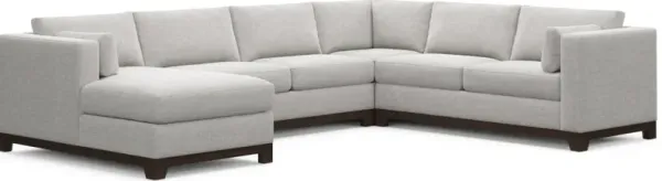 Brentwood Foam Comfort 4 Pc. Living Room - Adario Fog