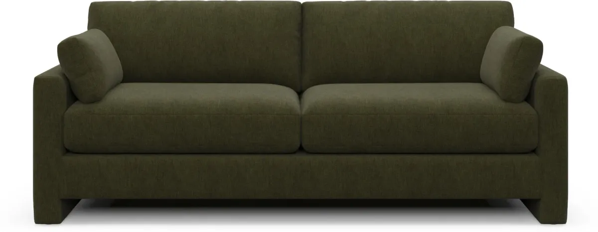 Forbes Foam Comfort Sofa - Marina Moss