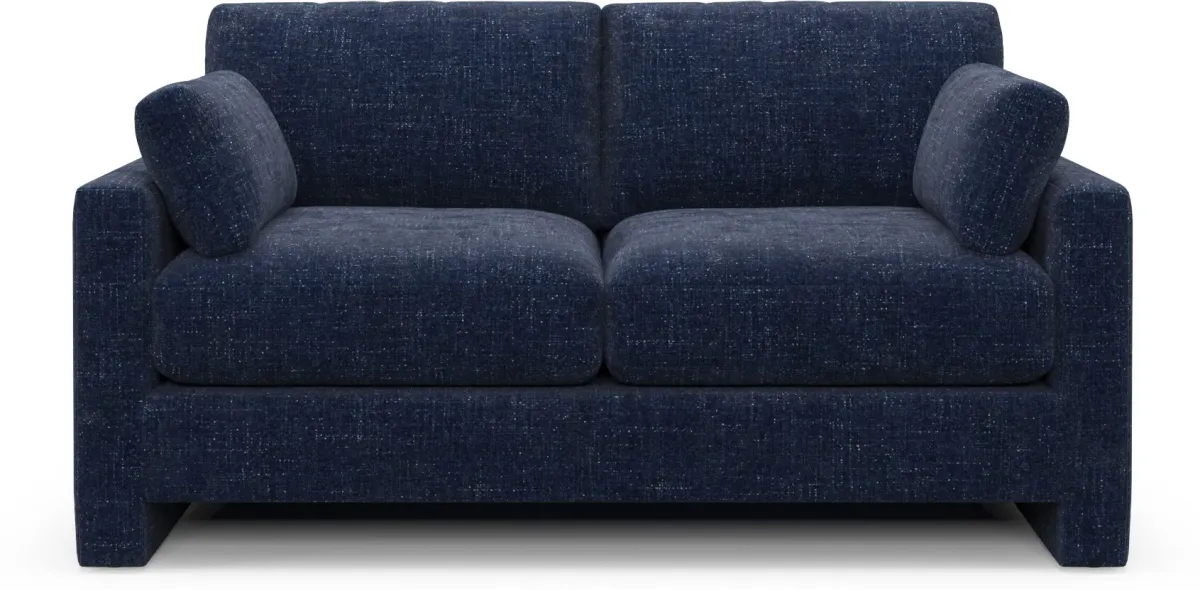 Forbes Foam Comfort Sofa - Sundar Navy