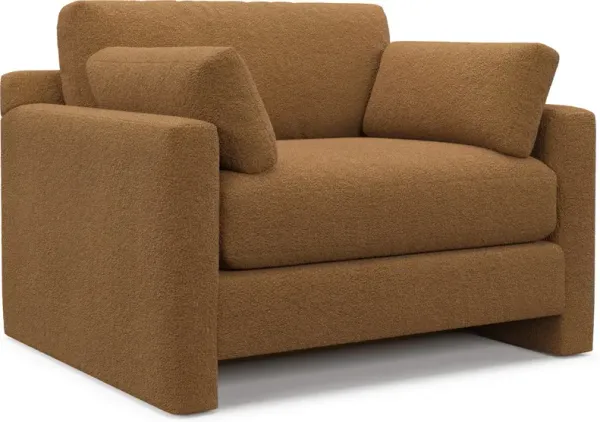 Forbes Foam Comfort Chair and a Half - Nora Camel