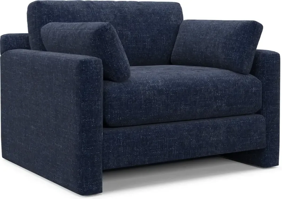 Forbes Foam Comfort Chair and a Half - Sundar Navy