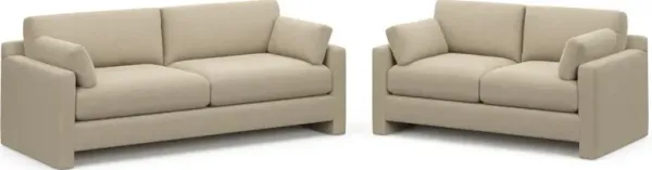 Forbes Foam Comfort 2 Pc. Living Room - Merrimac Ecru