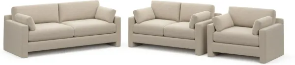 Forbes Foam Comfort 3 Pc. Living Room - Basker Antique