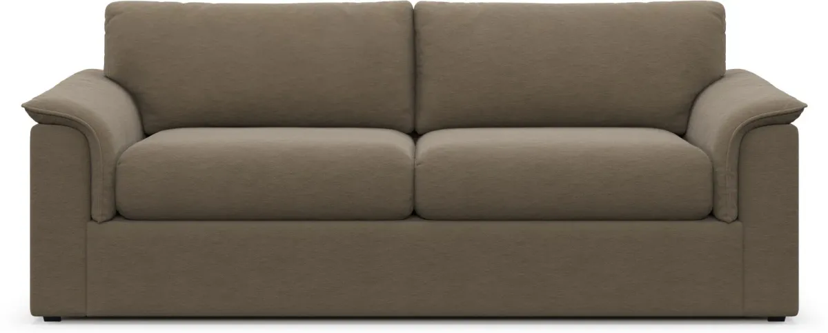Morse Foam Comfort Sofa - Merrimac Brownstone