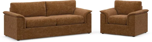 Morse Foam Comfort 2 Pc. Living Room - Sundar Spice