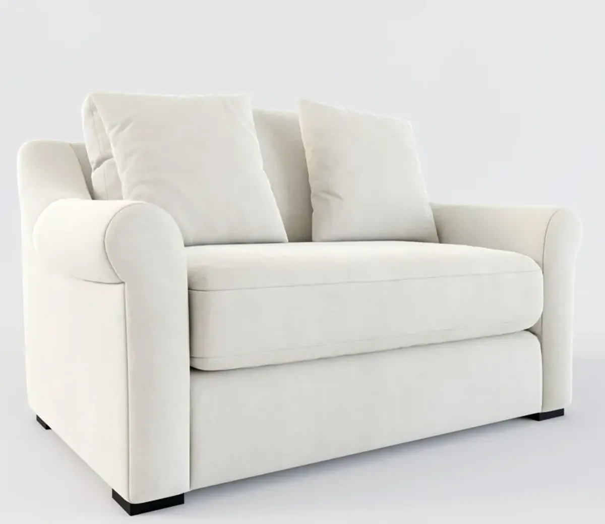 Bowery Foam Comfort Chair and a Half - Laurent Beach