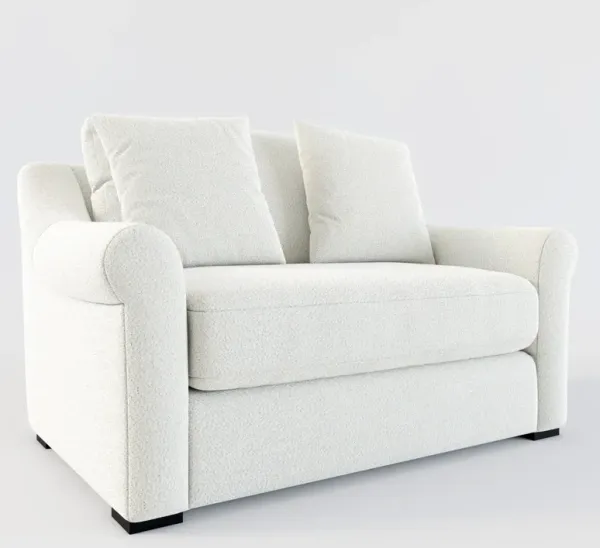 Bowery Foam Comfort Chair and a Half - Oslo Snow