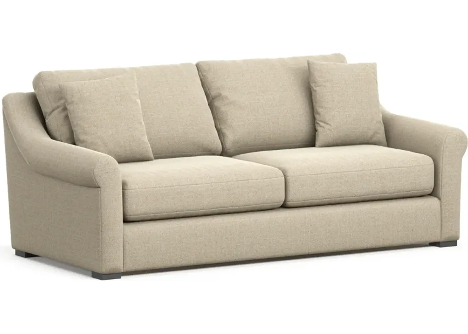 Bowery Foam Comfort 87" Sleeper Sofa - Broderick Sand