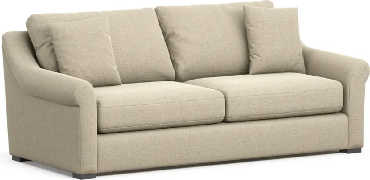 Bowery Foam Comfort 87" Sleeper Sofa - Broderick Sand