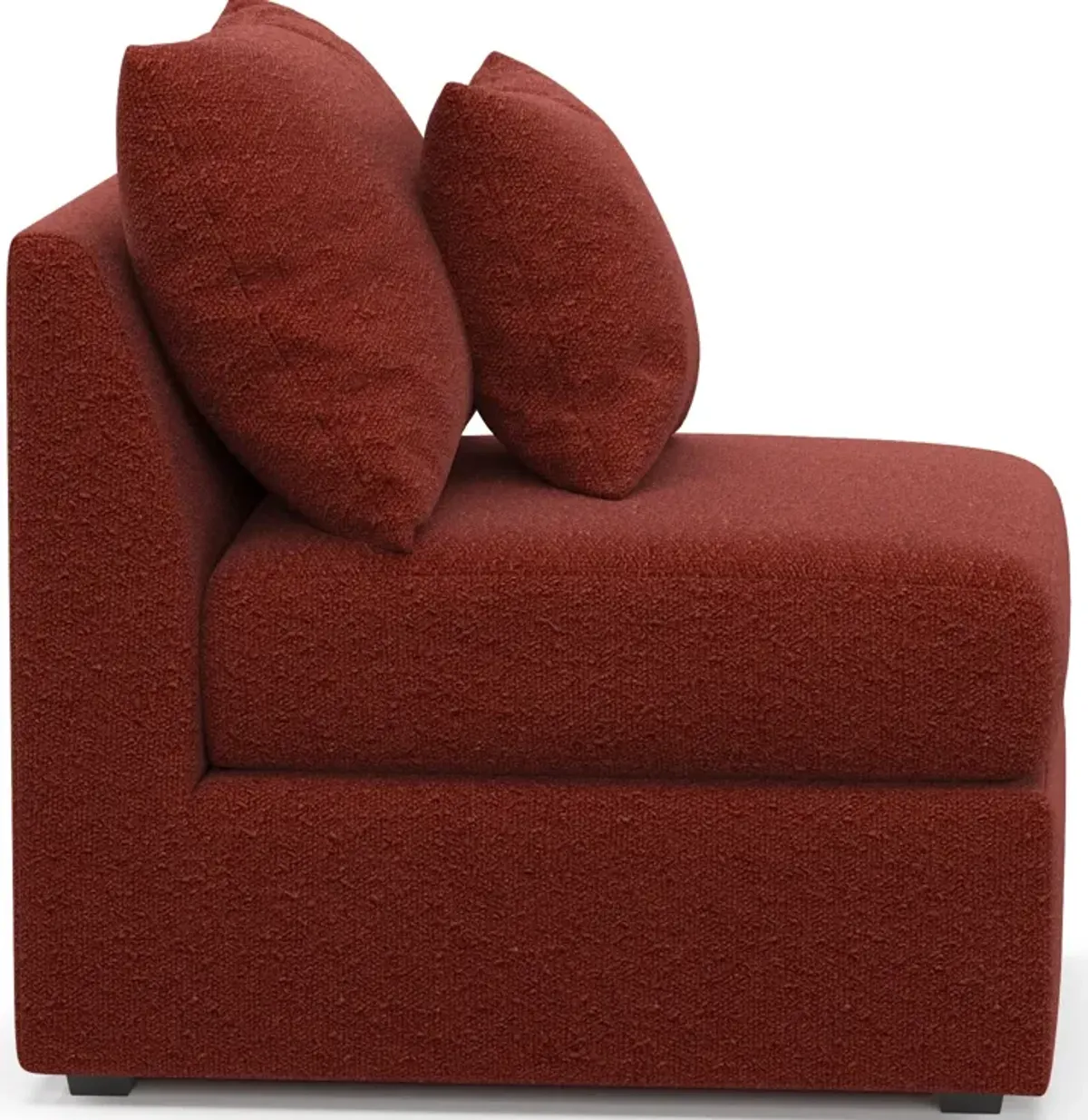 Nest Hybrid Comfort Armless Chair - Bloke Brick