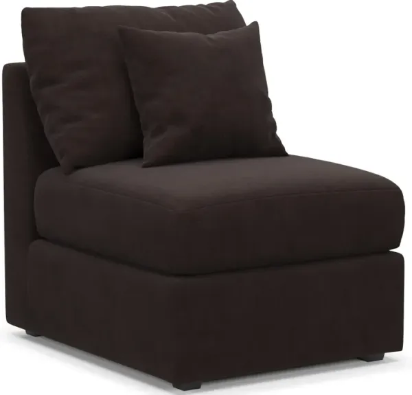 Nest Hybrid Comfort Armless Chair - Merrimac Dark Brown