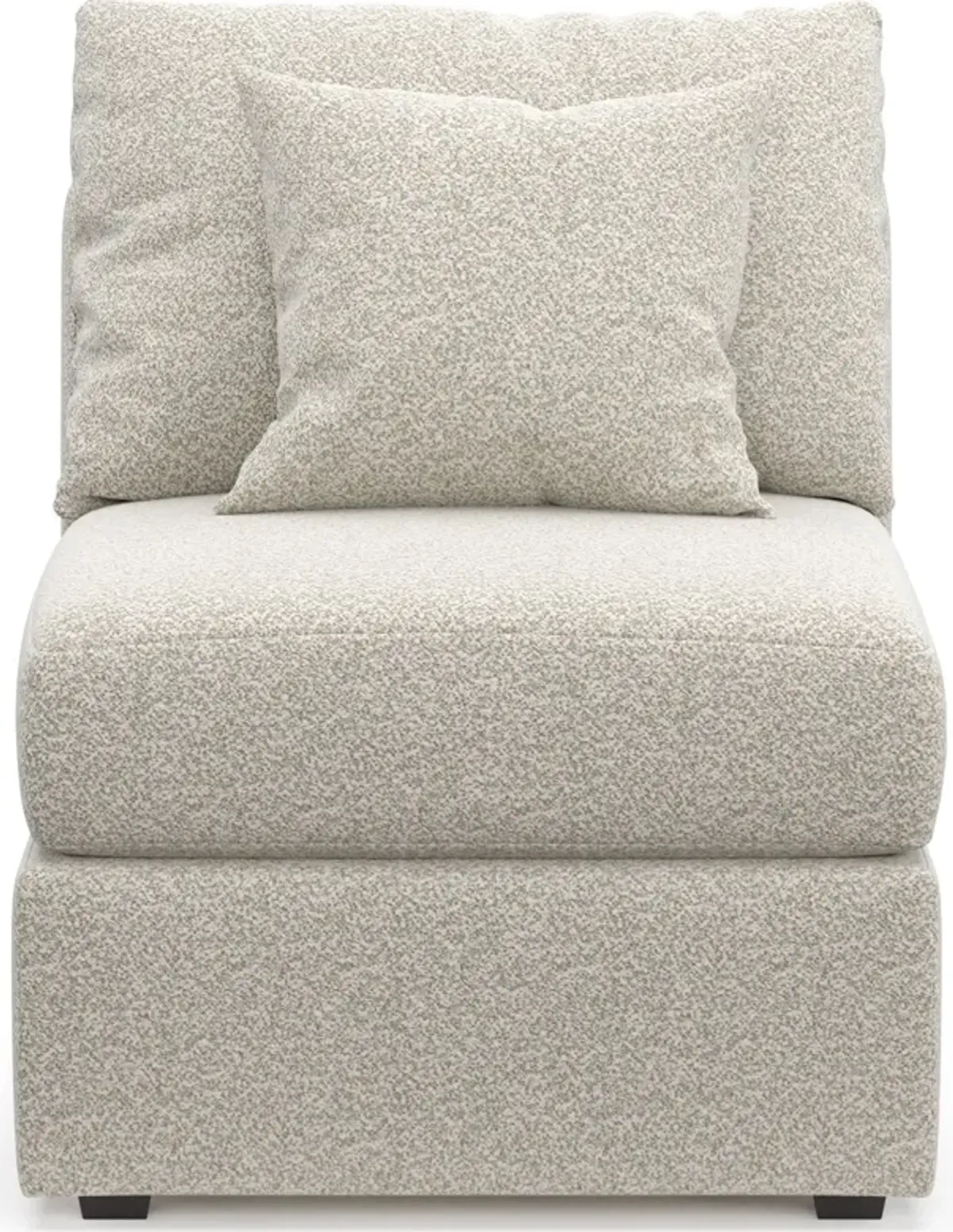 Nest Hybrid Comfort Armless Chair - Muse Stone