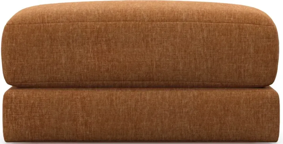 Nest Hybrid Comfort Short Ottoman - Contessa Ginger