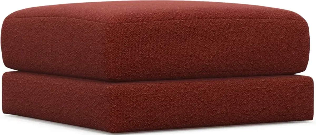 Nest Hybrid Comfort Short Ottoman - Bloke Brick