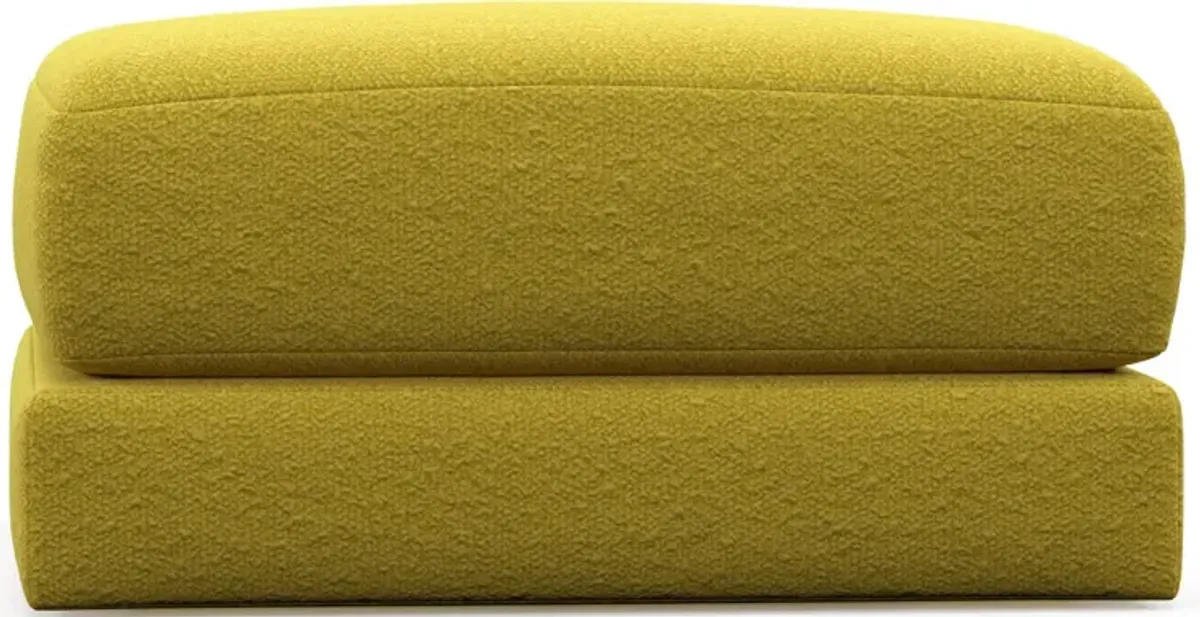 Nest Hybrid Comfort Short Ottoman - Bloke Goldenrod