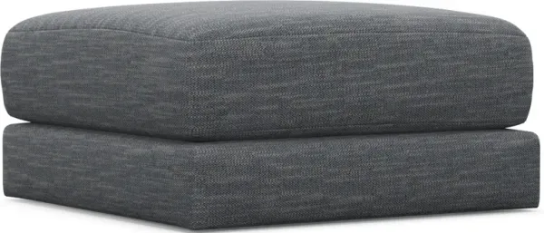 Nest Hybrid Comfort Short Ottoman - Dudley Indigo