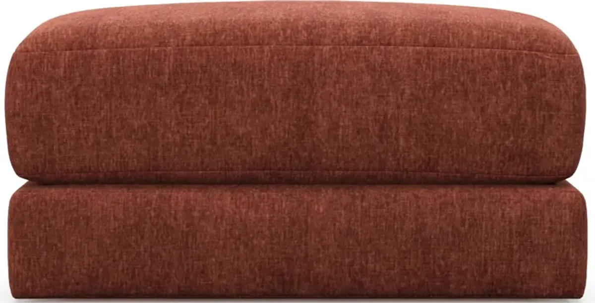 Nest Hybrid Comfort Short Ottoman - Contessa Paprika