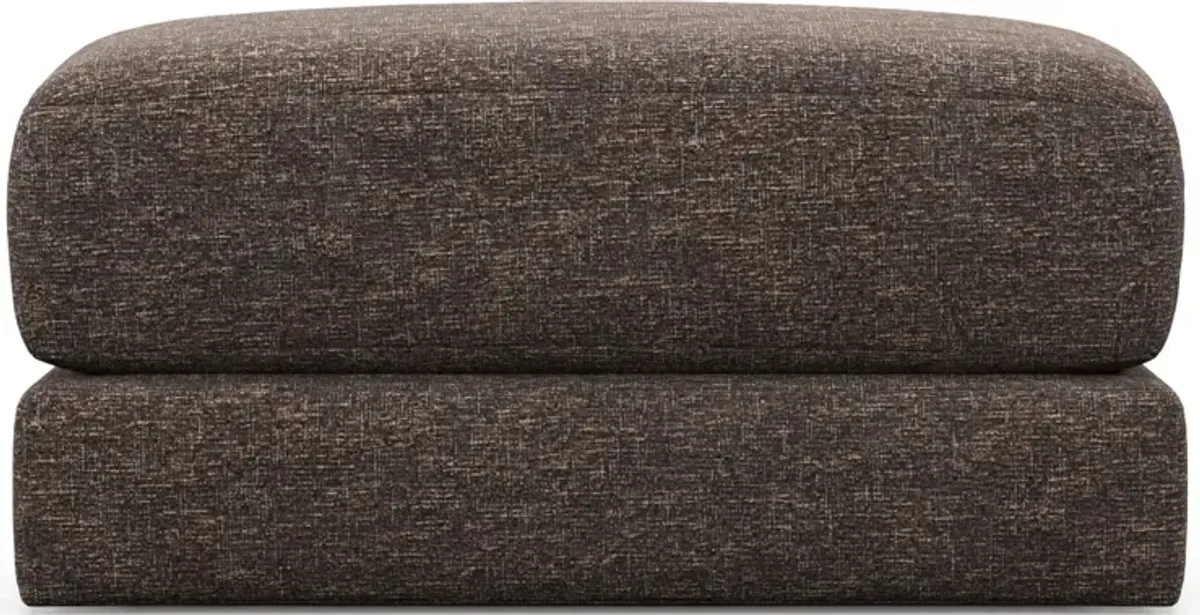 Nest Hybrid Comfort Short Ottoman - M Walnut