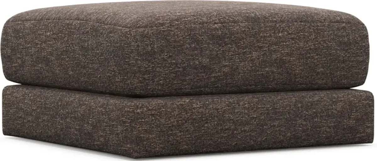 Nest Hybrid Comfort Short Ottoman - M Walnut