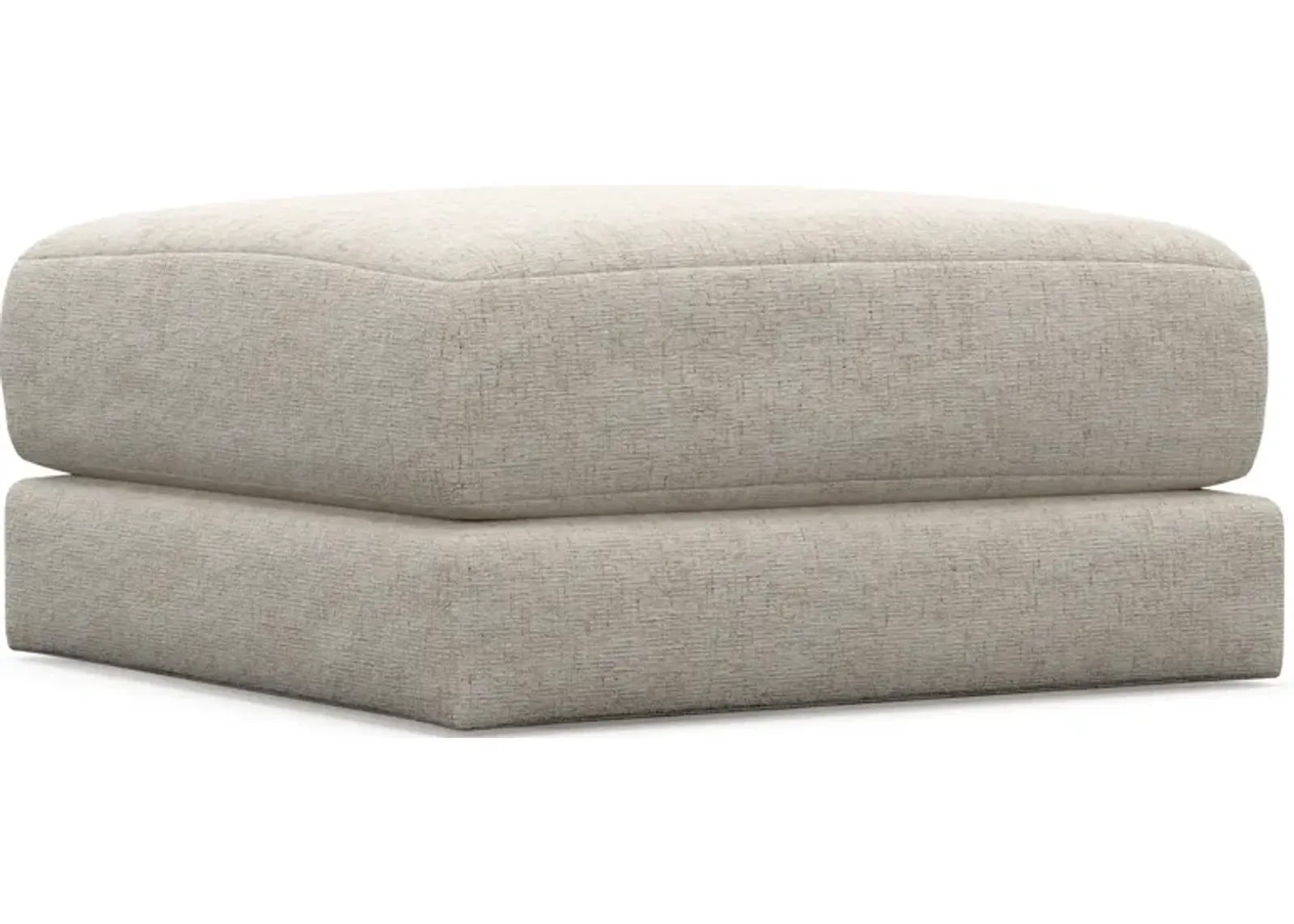 Nest Hybrid Comfort Short Ottoman - M Ivory