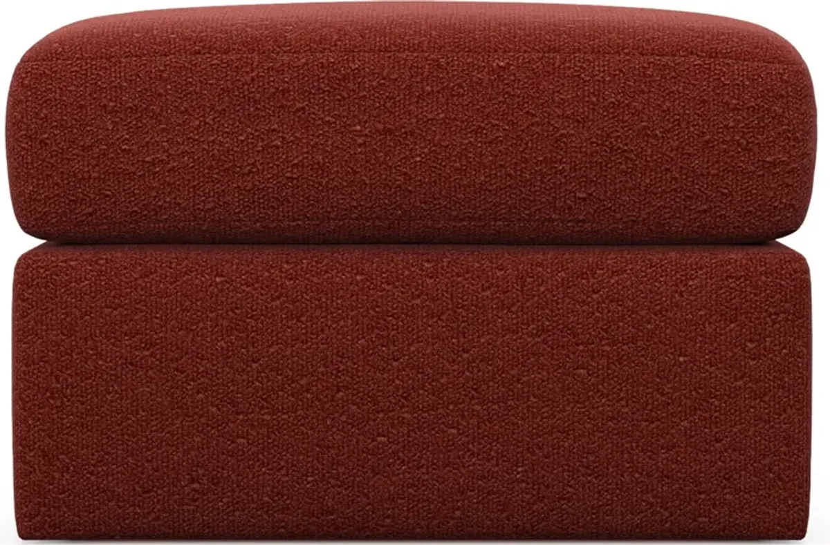 Nest Hybrid Comfort Tall Ottoman - Bloke Brick