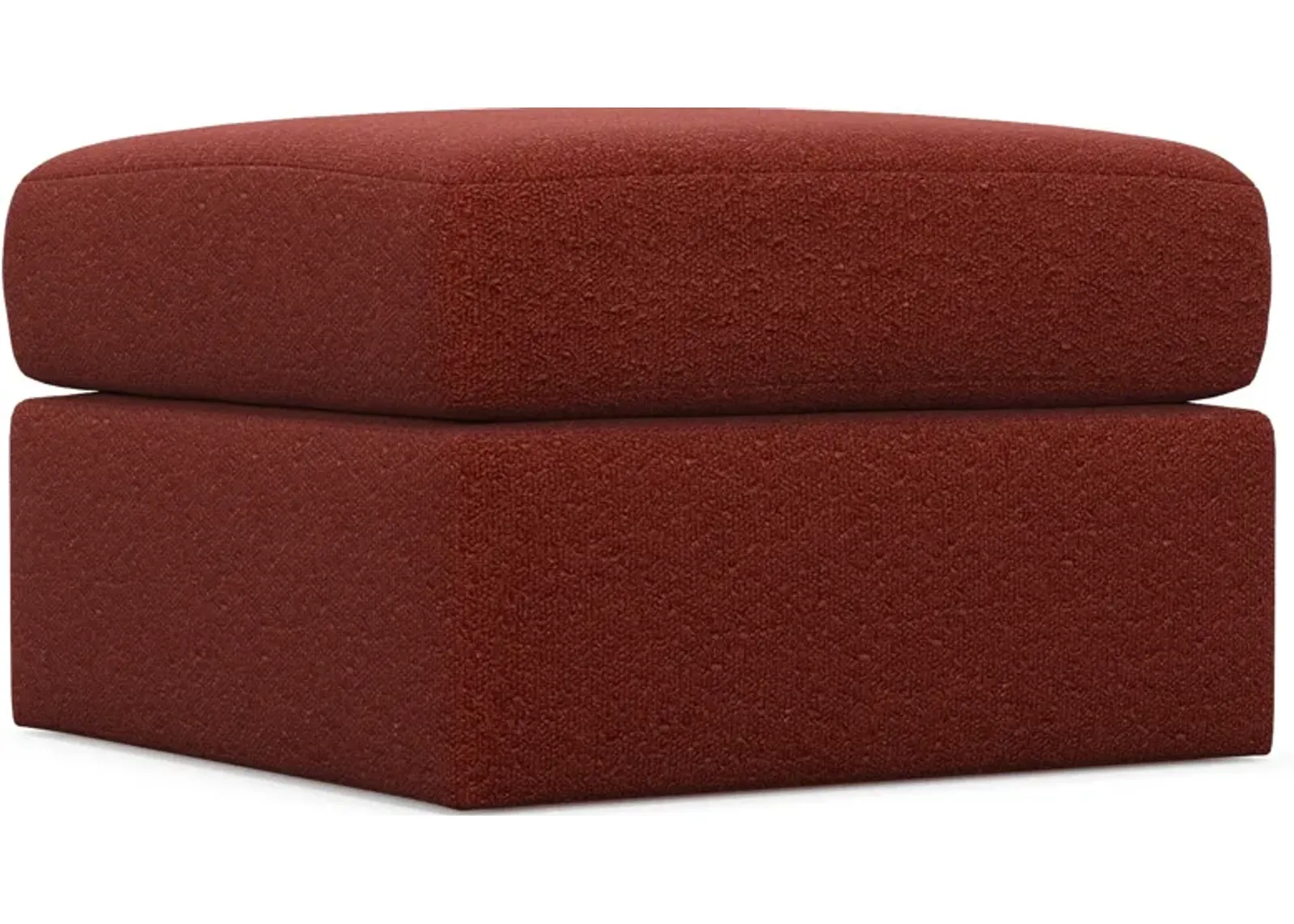 Nest Hybrid Comfort Tall Ottoman - Bloke Brick