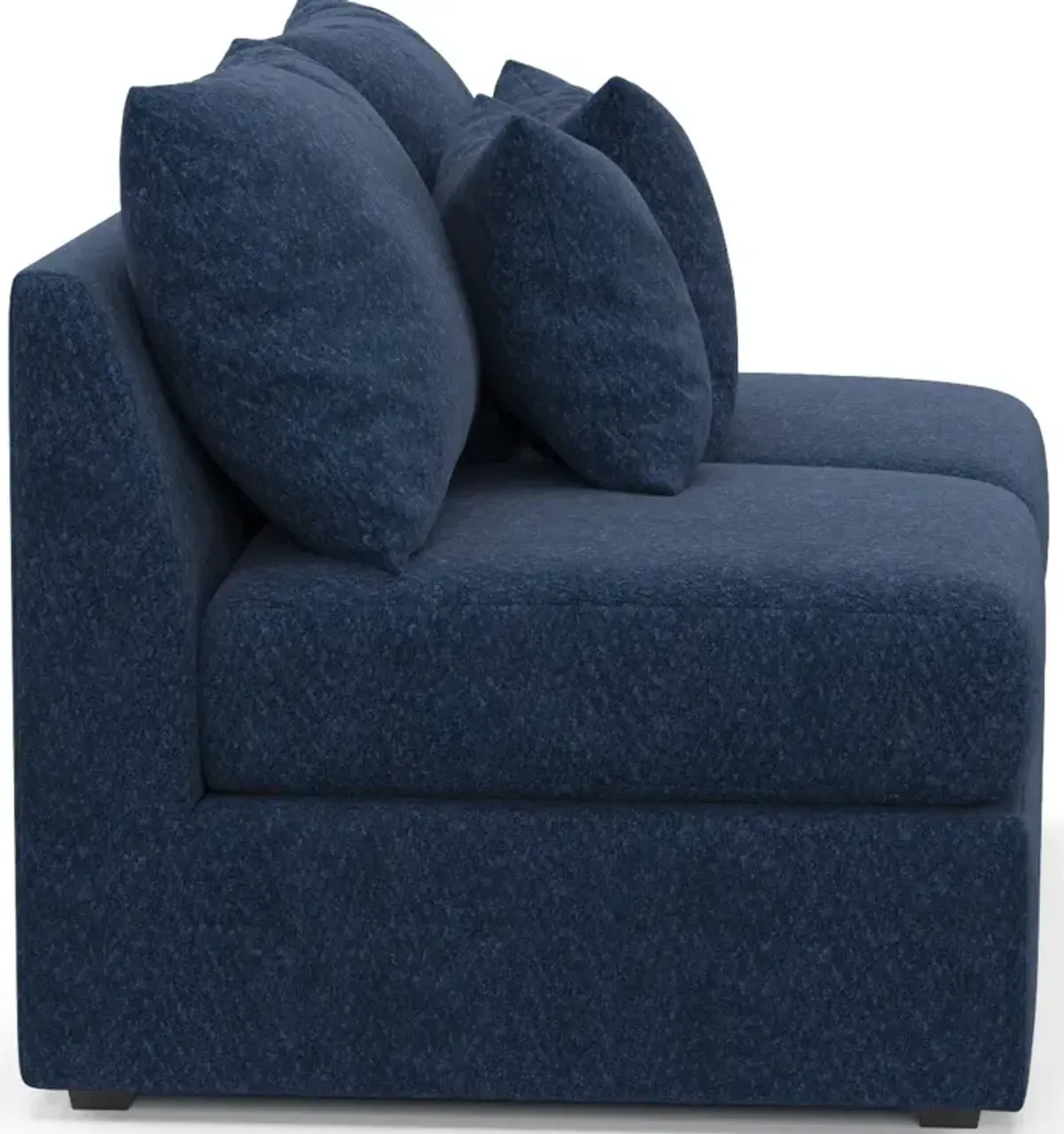 Nest Hybrid Comfort Armless Loveseat - Oslo Navy