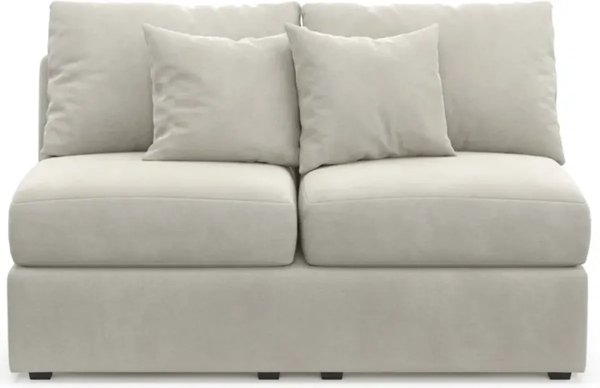 Nest Hybrid Comfort Armless Loveseat - Laurent Beach