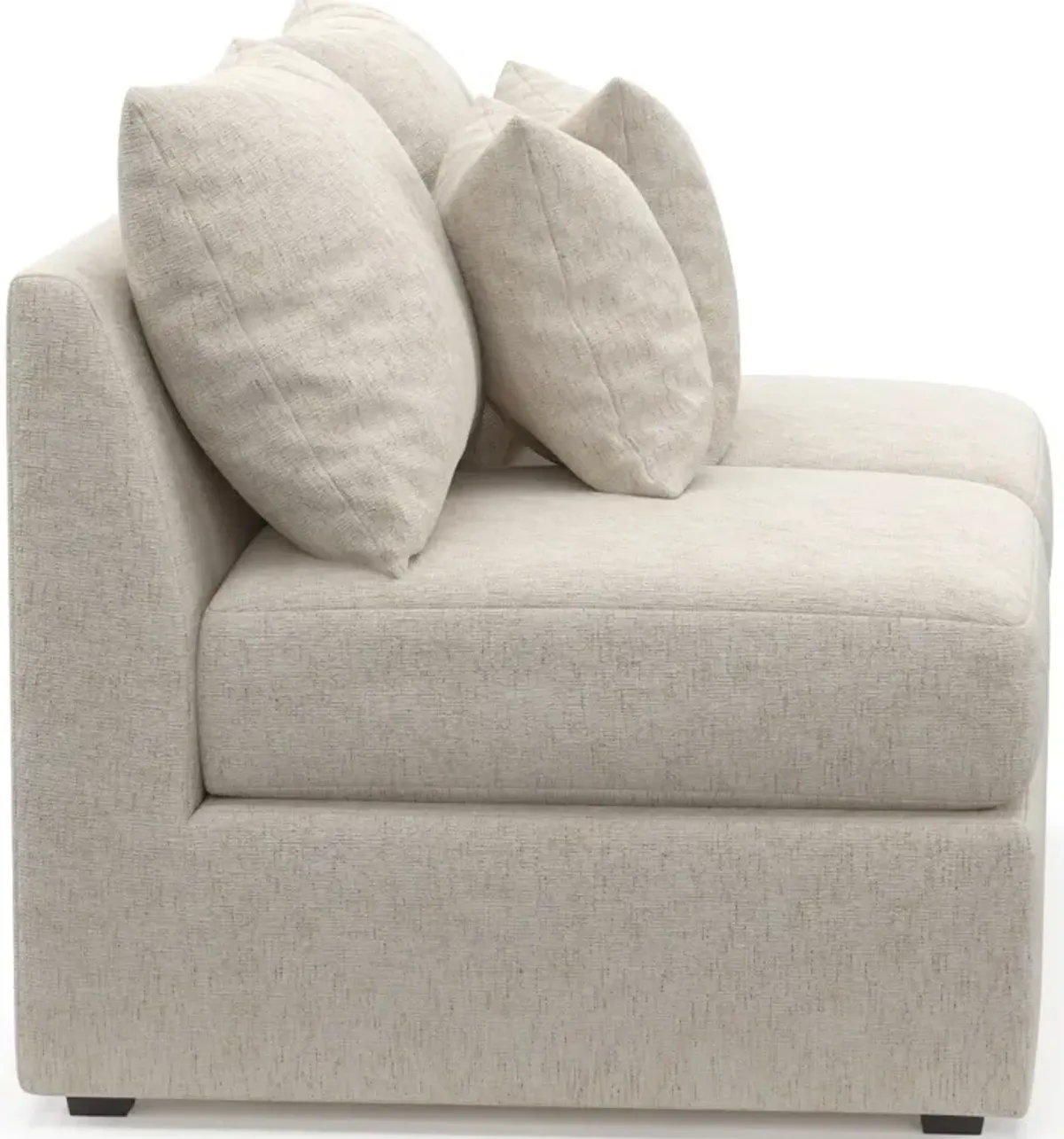 Nest Hybrid Comfort Armless Loveseat - M Ivory