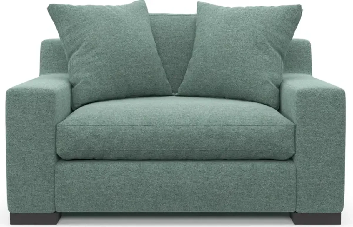Ethan Foam Comfort Eco Performance Chair and a Half - Bridger Jade