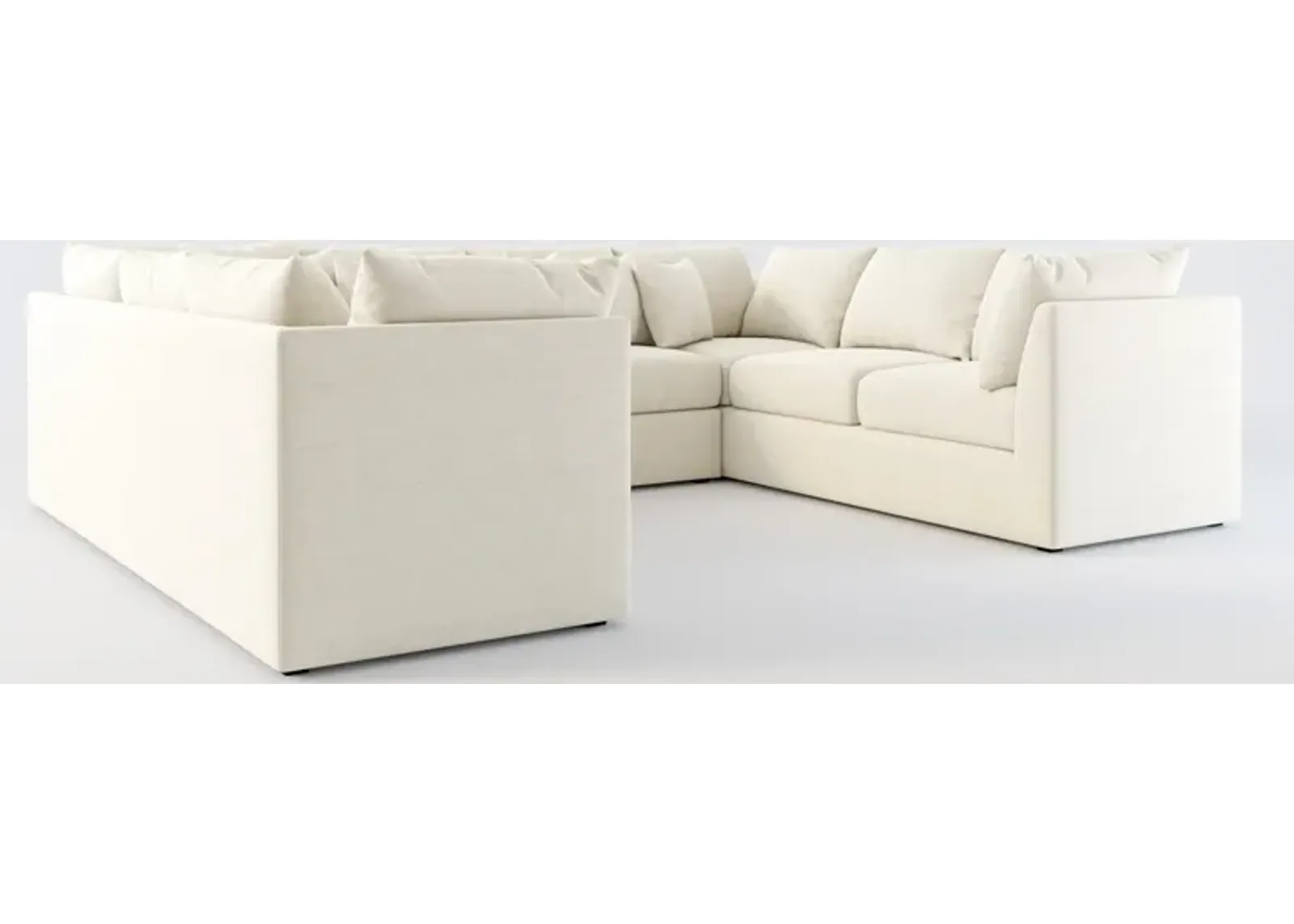 Nest Hybrid Comfort 3-Piece Pit Sectional - Curious Pearl