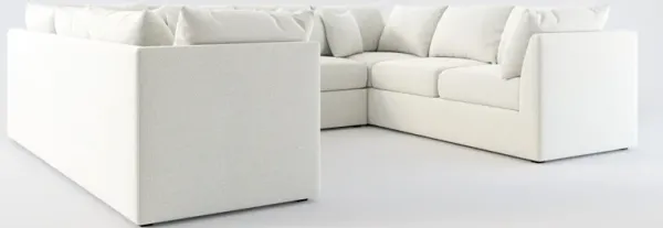 Nest Hybrid Comfort 3-Piece Pit Sectional - Oslo Snow