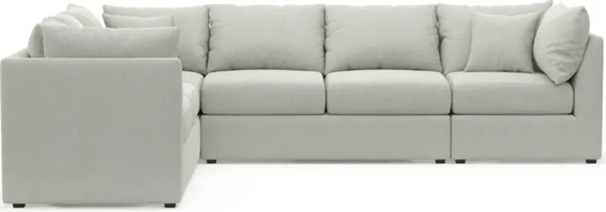 Nest Hybrid Comfort 3-Piece Large Sectional - Oslo Snow