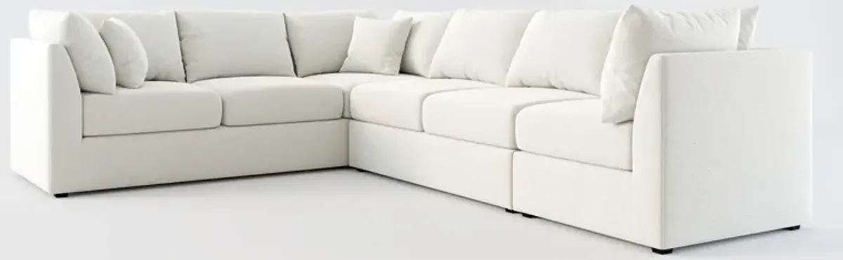 Nest Hybrid Comfort 3-Piece Large Sectional - Oslo Snow