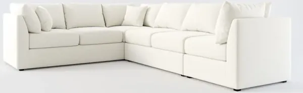 Nest Hybrid Comfort 3-Piece Large Sectional - Living Large White