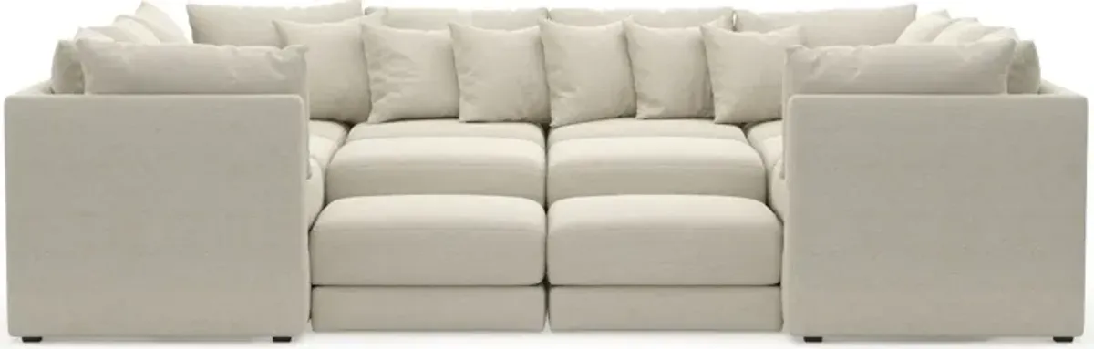 Nest Hybrid Comfort 9-Piece Pit Sectional - Curious Pearl