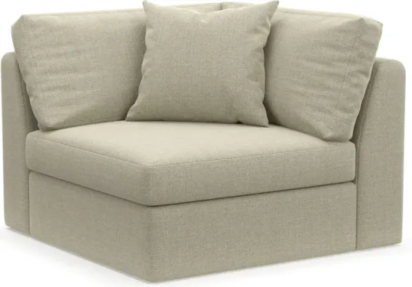 Collin Foam Comfort Eco Performance Fabric Corner Chair - Broderick Charcoal
