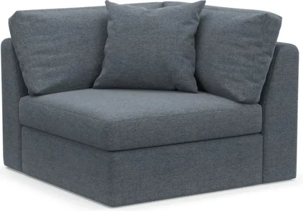 Collin Foam Comfort Eco Performance Fabric Corner Chair - Bridger Navy