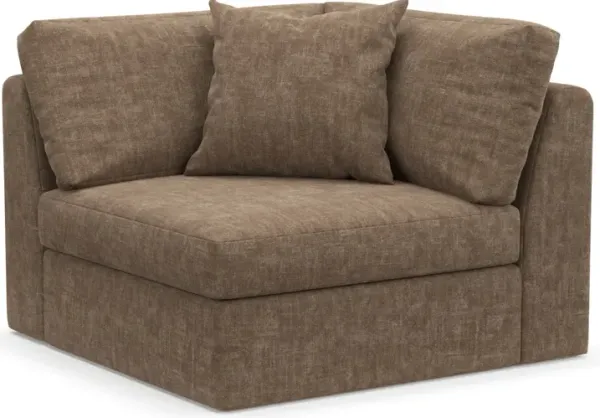 Collin Hybrid Comfort Eco Performance Fabric Corner Chair - Argo Java
